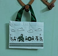 Mini Cotton Handbags Set of 10 Mini Cotton Handbags Set of 10
