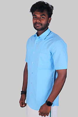 Plain Blue Shirt