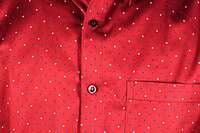 Red Printed Lustrous Shirt Red Printed Lustrous Shirt
